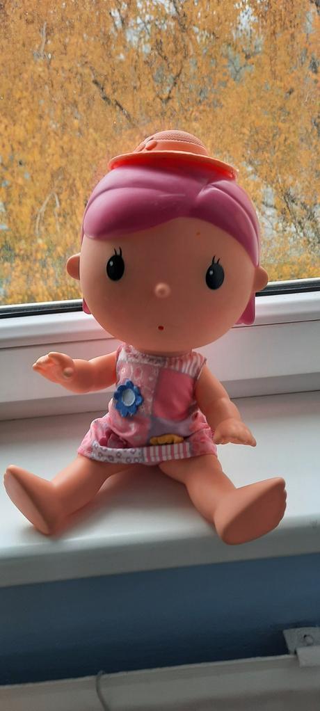 Kreatívna bábika s prvkami tváre - 38 x 21 cm,