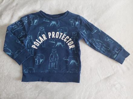 Detská mikina s medveďmi zn.hm veľ.98/104, h&m,98