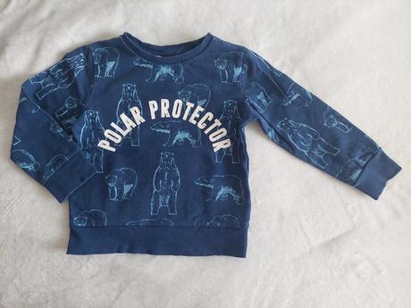 Detská mikina s medveďmi zn.hm veľ.98/104, h&m,98