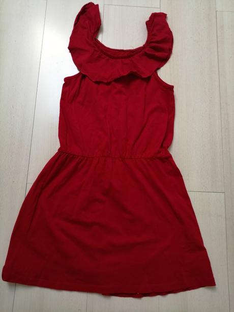 Saticky pre dievčatka červené vel. 158-164, 158