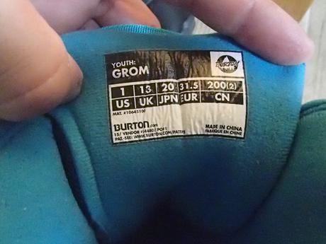 Burton snowboard 100 cm + viazanie + topánky, 100-109 cm