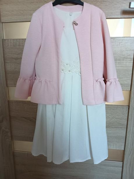 Šaty so sačkom pre malú družičku, 110