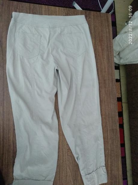 Bezove elasticke nohavice tenke, 40