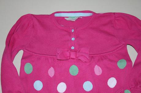 86 bodkovane saty,12-18 mes., john lewis,86