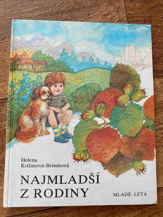 Stará retro kniha najmladší z rodiny helena križan, 