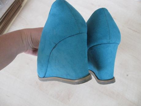 Tyrkysové dámske topánky, 39, 39