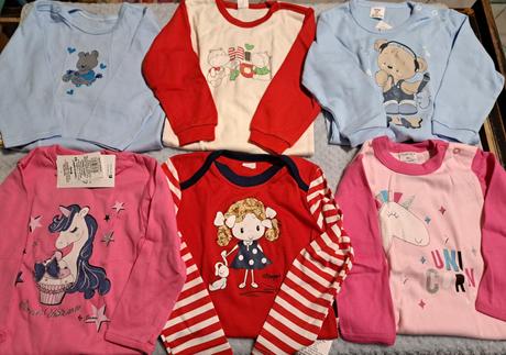 Detské body dlhý rukáv, 62 - 104