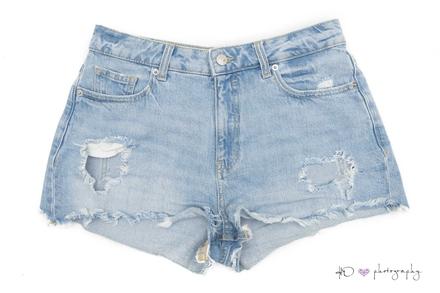 Riflové "roztrhané" kraťase veľ.38, c&a,38