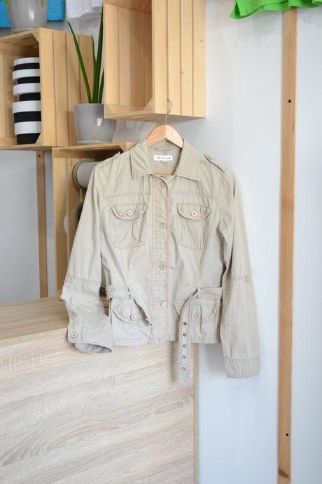 Béžová bunda l, l