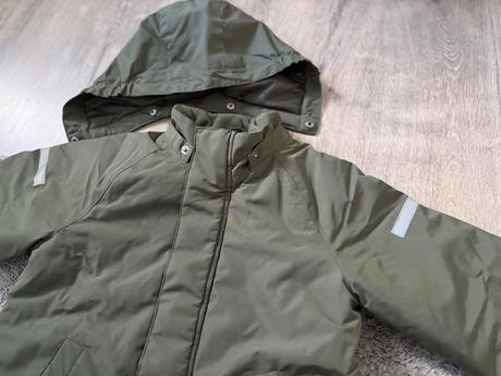 Lindex bunda zimná s kapucňou reflexná 116, lindex,116
