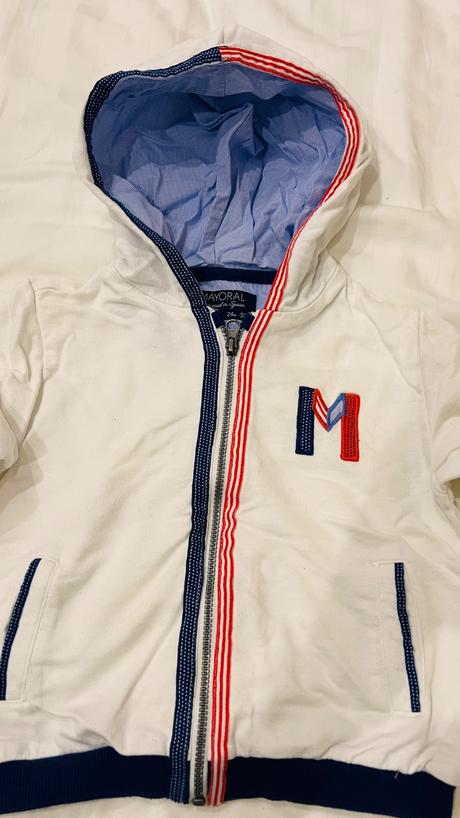 Frajerska biela mikina mayoral vel.92, mayoral,92