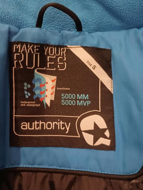 Lyžiarska bunda, authority,s