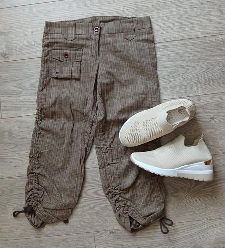 Hnede 3/4 nohavice, m