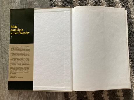 Malá antológia z diel filozofov i.-prvé vyd.1991, 