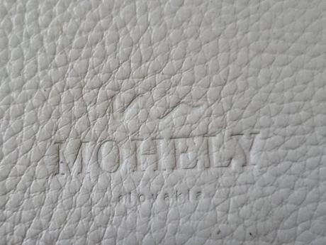 Kožená bledučkofialová peňaženka mohely, 