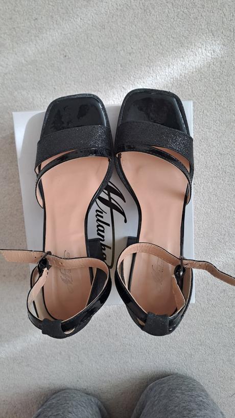 Čierne sandále 38, 38