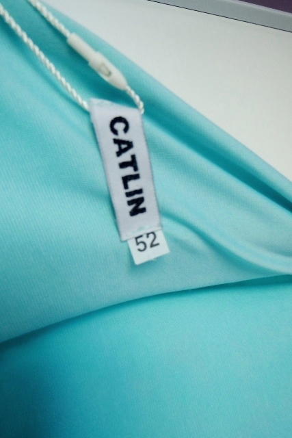 Spoločenské mentolové spoločenské šaty pre moletky, 48 - xxxl