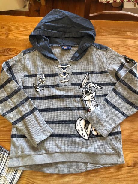 Tričko s kapucou lonely tunes, original marines,140