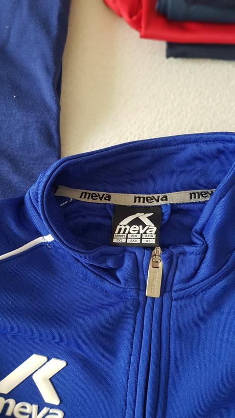 Futbalový dres mewa - bunda a tričko, 134