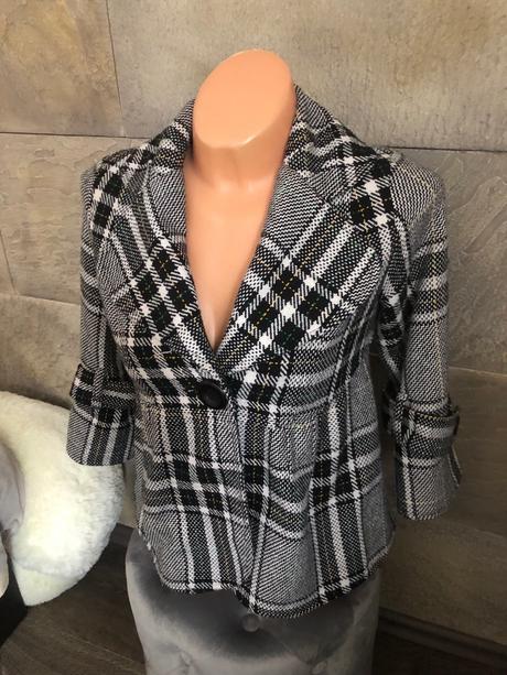 Bik bok károvaný kabatik s, s