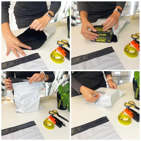 Plastová obálka 310x420mm samolepiaca,