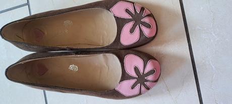 Kožené baleríny, 40