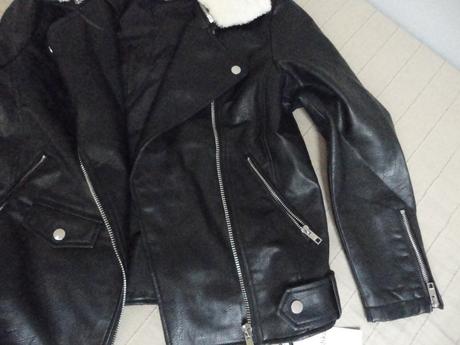 Dámska biker bunda -bershka -xs/s, bershka,xs