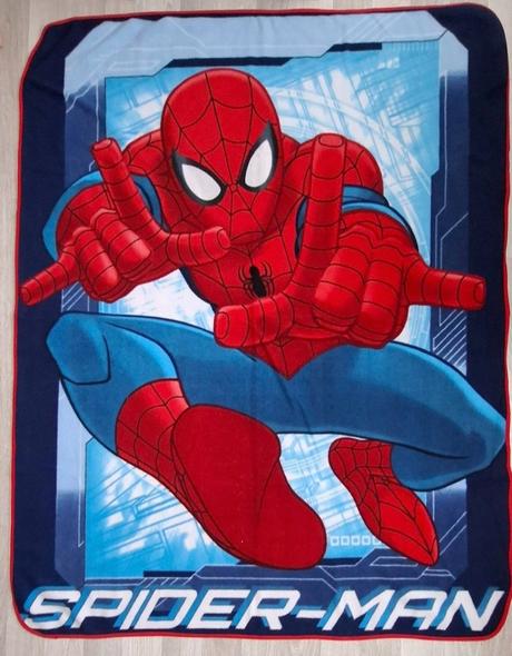 Batoh,taška na kolieskach + deka spiderman, 