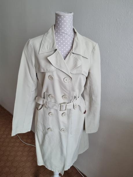 Krémový trenčkot kenvelo l, kenvelo,l