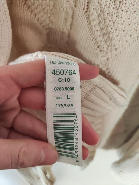 Sveter 100 bavlna, mango,l