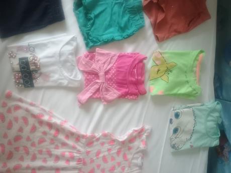 Balík letného oblečenia 116 -122, 122–134