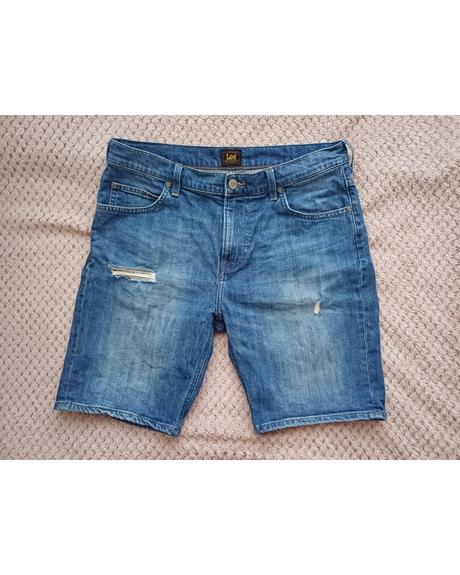 Riflové šortky zn.lee veľkosť w33, lee,m