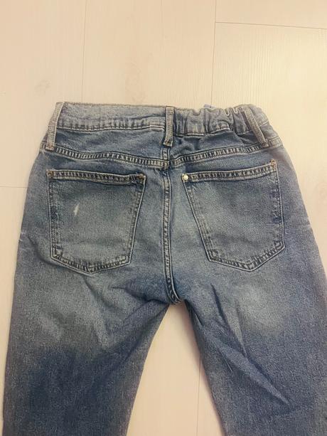 Šuchane džínsy, h&m,158