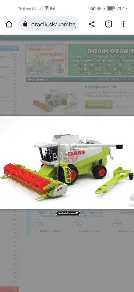 Kombajn 480class bruder,