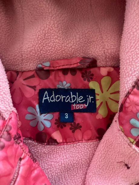 Pršiplášť adorable, 3 - 4 roky, 98