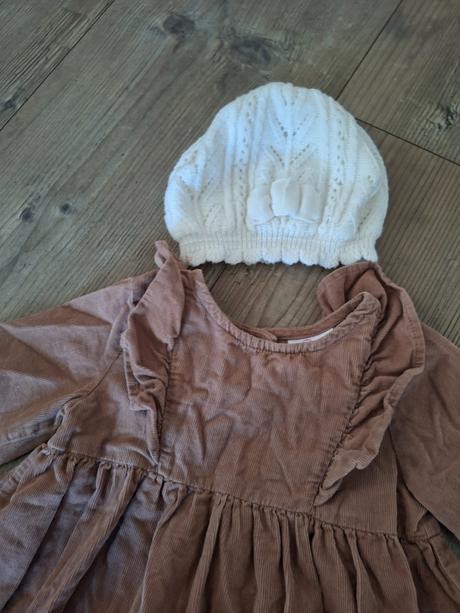 Jesenné saty plus pančušky a ciapka h&m, h&m,86
