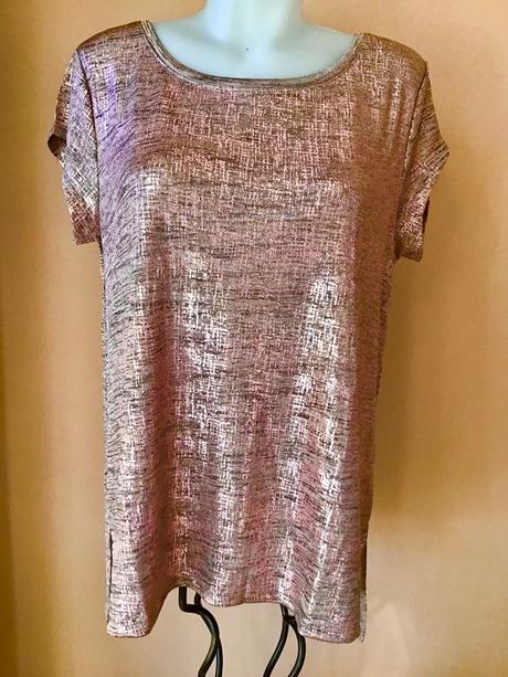 Krásne metalické tričko body flirt/okt, 42