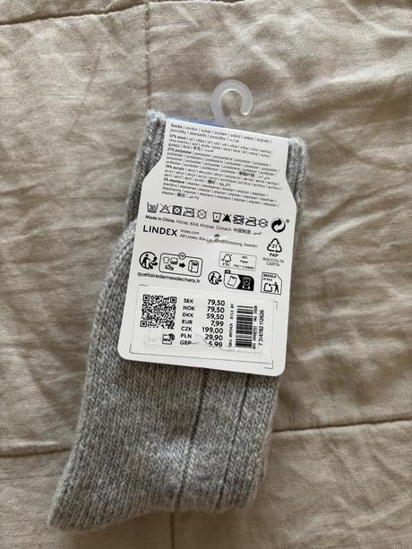 Merino ponozky lindex 28/30, lindex,28 / 30