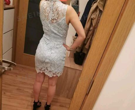 Čipkované šaty, s