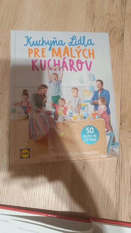 Kniha kuchyňa pre malých kuchárov lidl nová, 