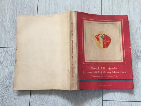 Kniha protokol ix. sjazdu kss 1950,
