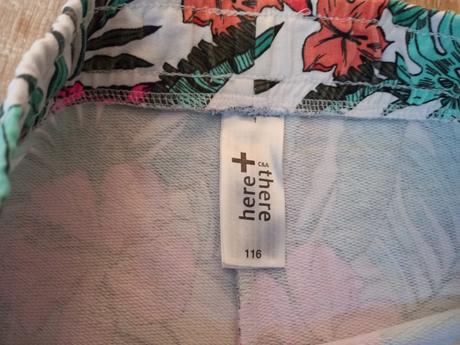 Kraťase (málo nosené), palomino,116