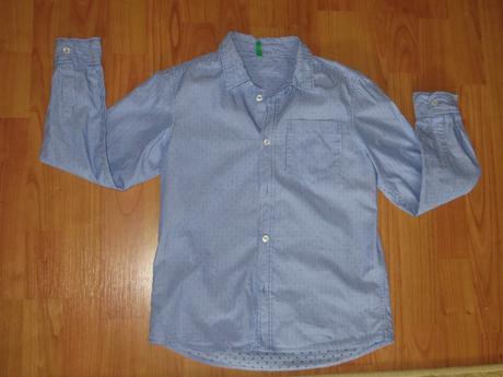 Ľahká košela so vzorom -zn. benetton -veľ. 140/146, benetton,140