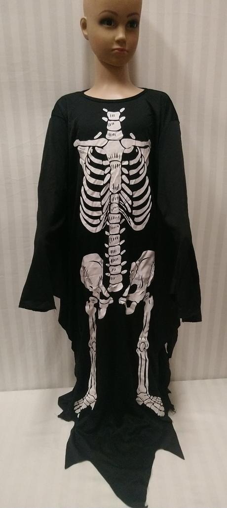 2 diel. halloween - kostrový duch, 7-10r, 122-146,