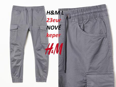 Cargo nohavice hm (kapsáče), h&m,34 / l