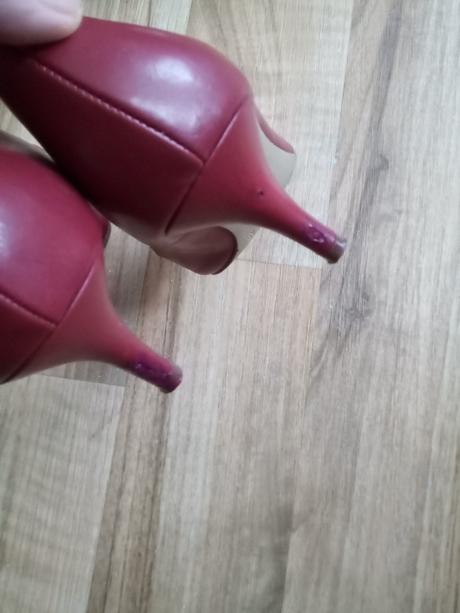 Tmavočervené lodičky, graceland,40