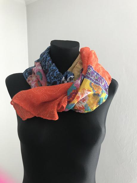 Farebný šál na jeseň, xl