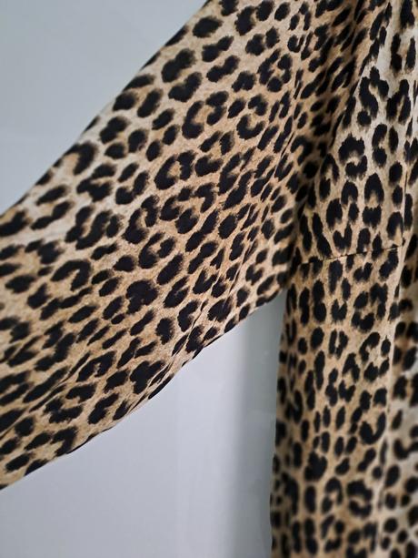 Oversize šaty leopard, h&m