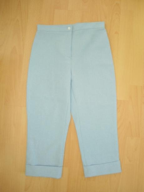 Bledomodre dievcenske nohavice, 152