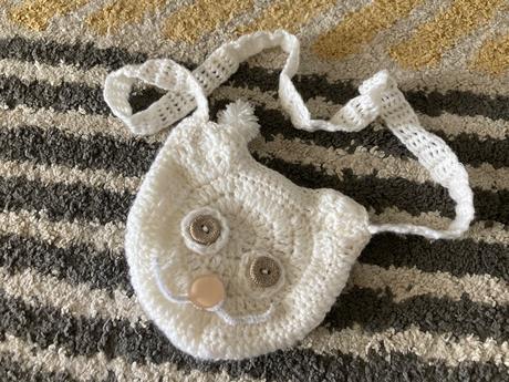 Mačičková pletená kabelka, 